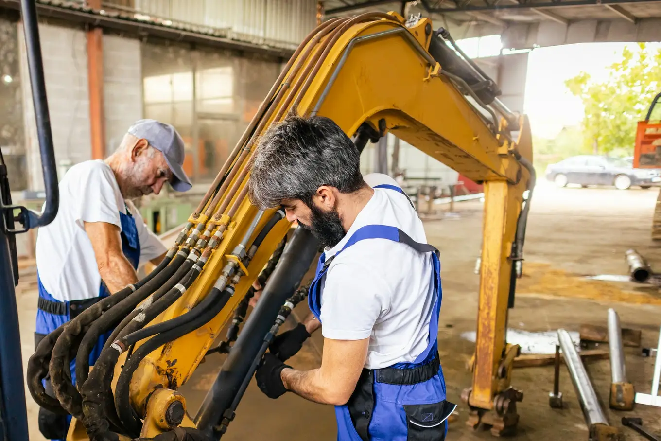 serwis maszyny budowlanej